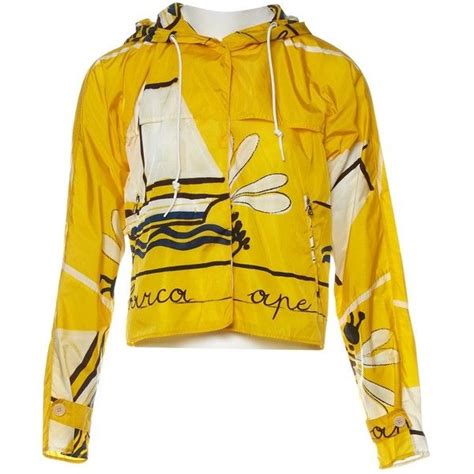 prada jacket yellow